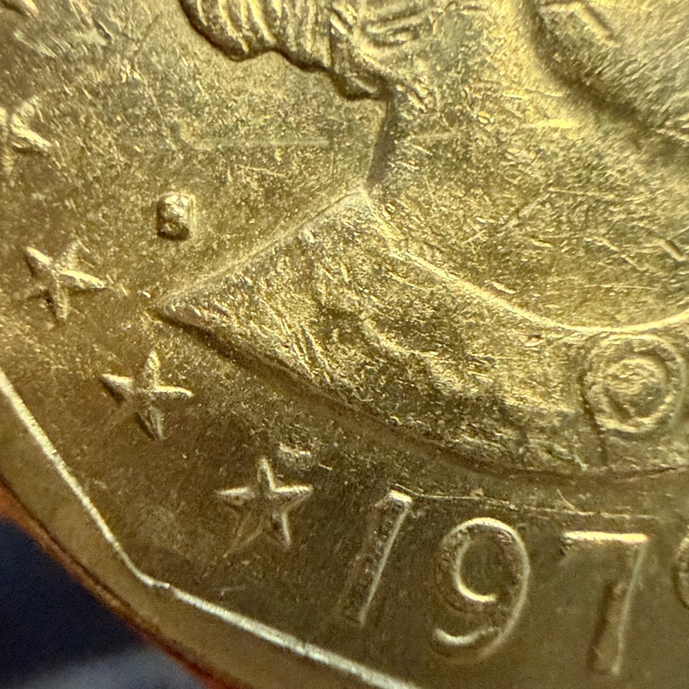 TWO—1979 Susan B Anthony dollar coin - Picture 3 of 5
